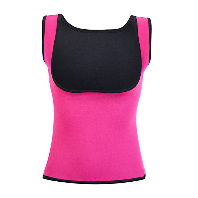 Hot shaper fitness body vest abdomen corset yoga sports sweating women's waist corset