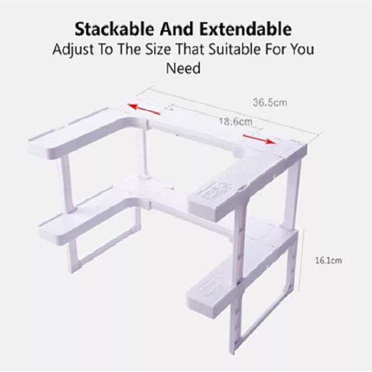 TV product telescopic rack spice rack spice rack cosmetic rack storage shelf