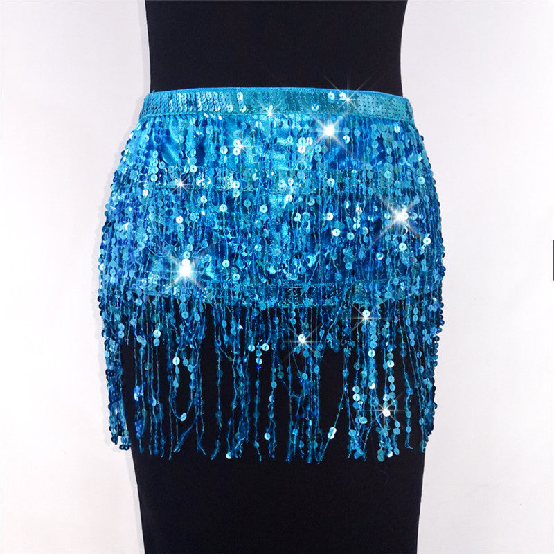 Europe and the United States jewelry fashion nightclub show beads tassel skirt