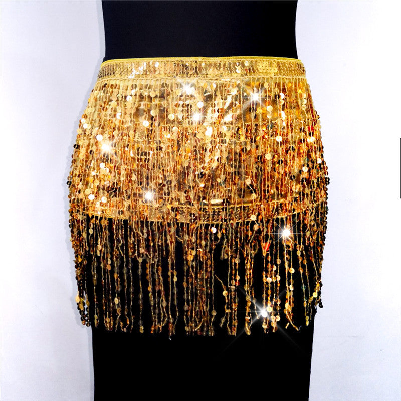 Europe and the United States jewelry fashion nightclub show beads tassel skirt