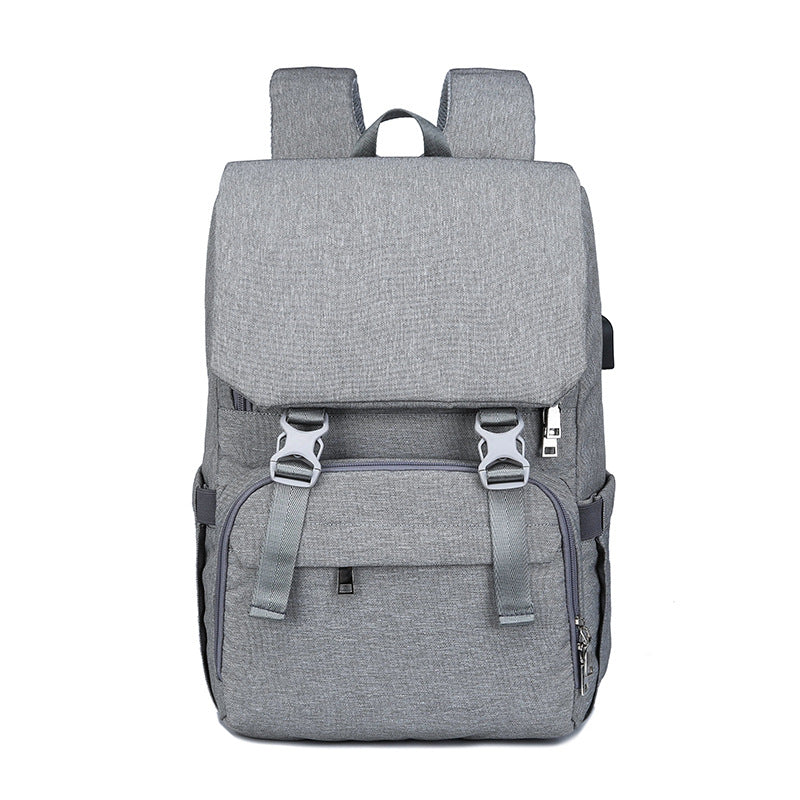 The new multifunctional mother and baby bag Large capacity waterproof mother and baby bag shoulders leisure mother and baby storage bag