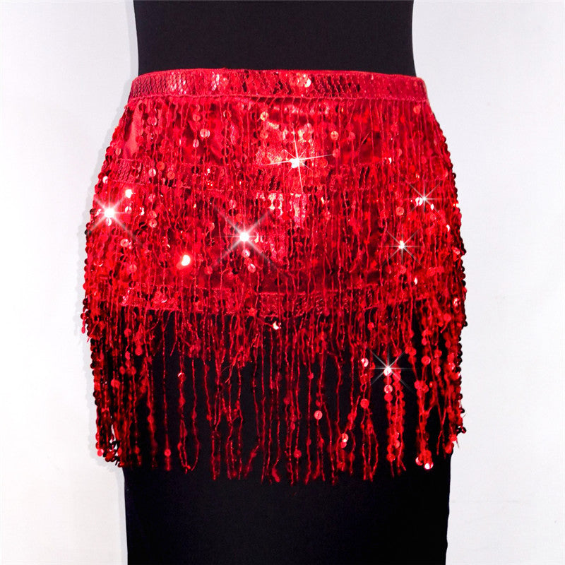 Europe and the United States jewelry fashion nightclub show beads tassel skirt