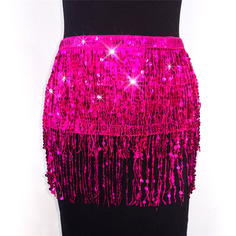 Europe and the United States jewelry fashion nightclub show beads tassel skirt