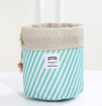 Multi-function wash bag cosmetic bag cylinder type large-capacity layered waterproof travel cosmetic storage bag