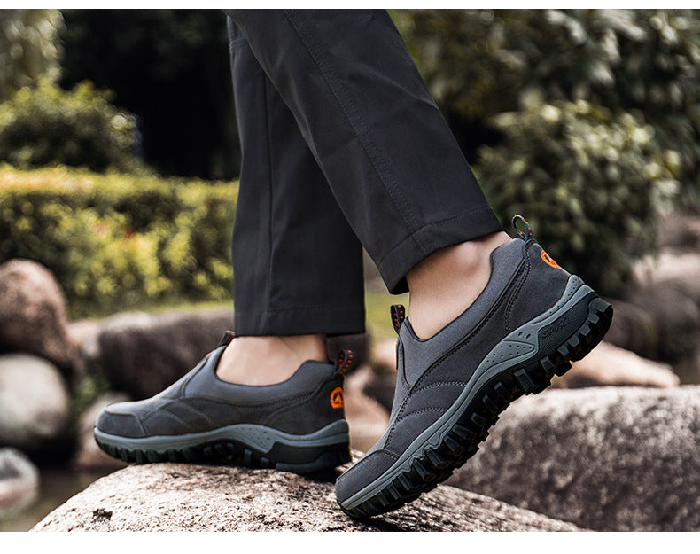 New cross-border men's shoes casual outdoor shoes cover foot sports hiking shoes a pedal travel hiking shoe