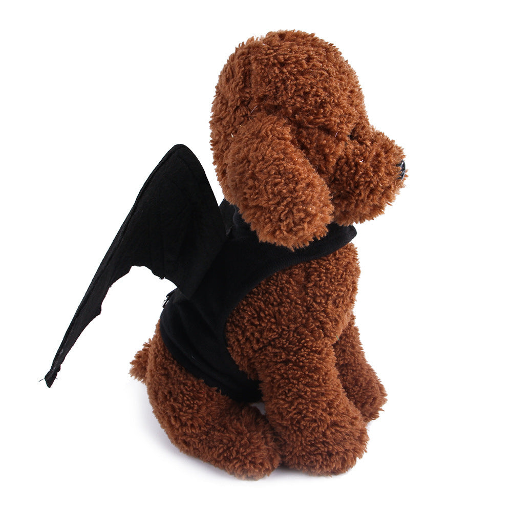 Dog clothes halloween pet clothes bat wings cat dog spider costume foldable