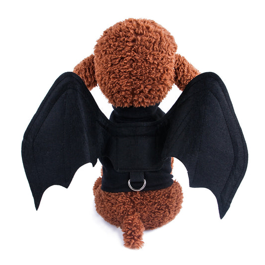 Dog clothes halloween pet clothes bat wings cat dog spider costume foldable