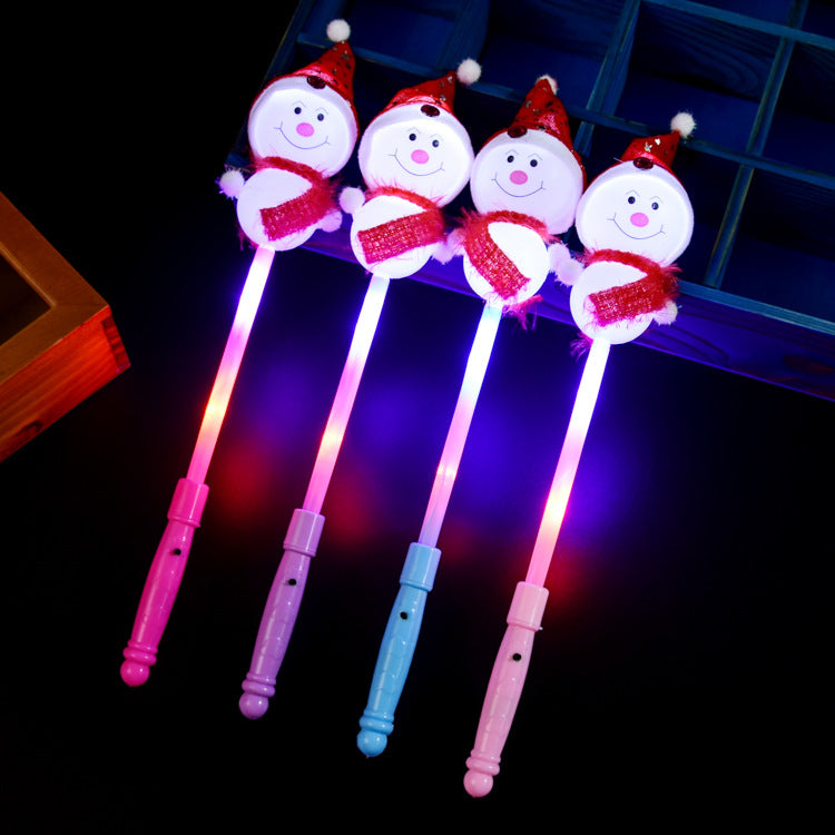 Pig flashing stick, five-pointed star, love stick, led light stick, glowing Christmas gift, toy stall