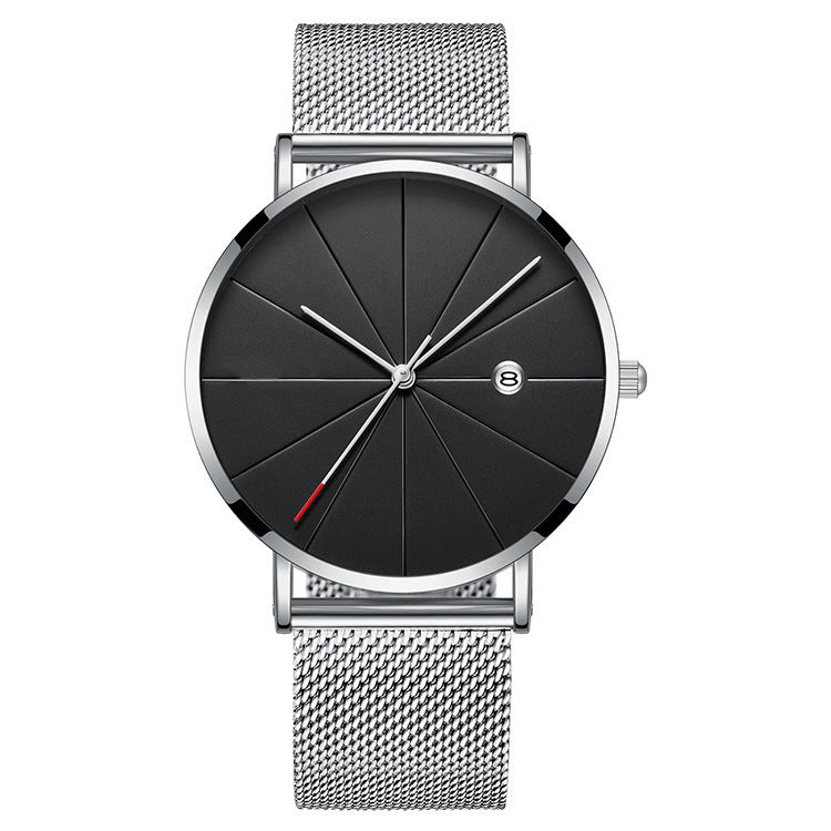 Wish explosion models ultra-thin mesh belt watch fashion simple design quartz men's business watch