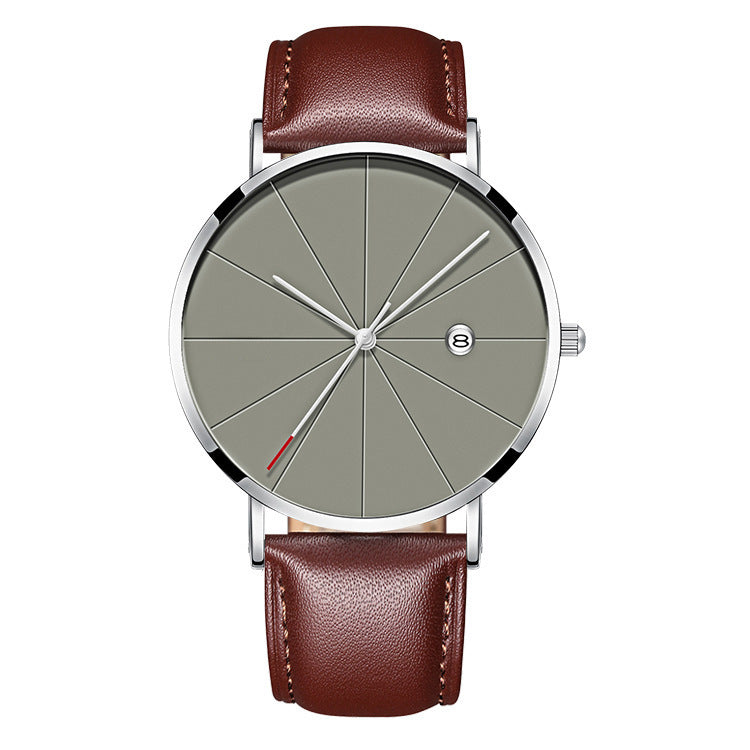 Wish explosion models ultra-thin mesh belt watch fashion simple design quartz men's business watch