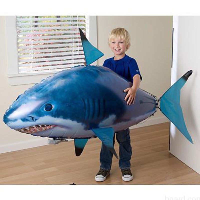 New remote control flying fish inflatable shark flying fish remote control shark air flying fish children's toys