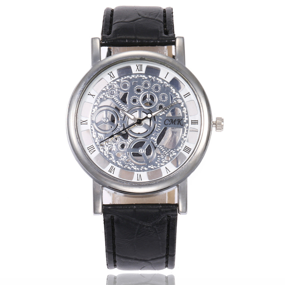 Men and Women Watch Fashion Hollow Non-Mechanical Watch Men and Women Quartz Watch