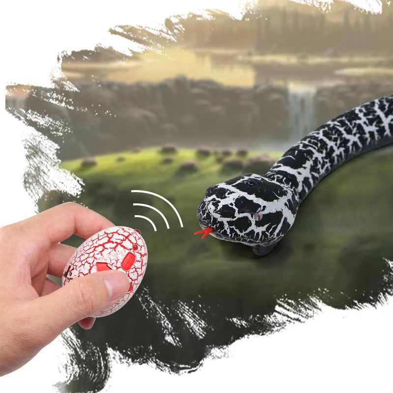 Halloween Spoof Tricky Toys New Strange Electric Remote Control Infrared Pair Frequency Rattlesnake Cobra