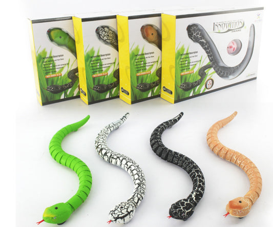 Halloween Spoof Tricky Toys New Strange Electric Remote Control Infrared Pair Frequency Rattlesnake Cobra