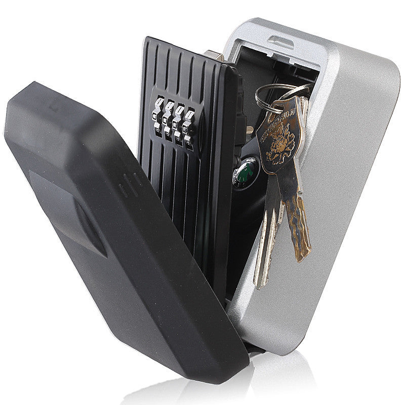 New large-capacity wall-mounted key box Password key storage box storage box key box password lock