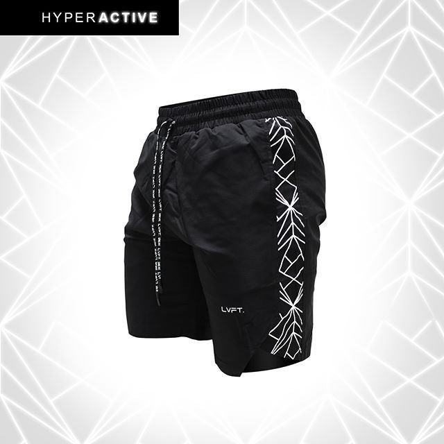 Quick-drying shorts fitness sports training running pants male muscle men casual breathable fashion five-point pants