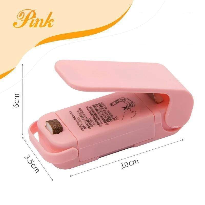 Portable Mini Sealer Home Heat Bag Plastic Food Snacks Bag Sealing Machine Food Packaging Kitchen Storage Bag Clips