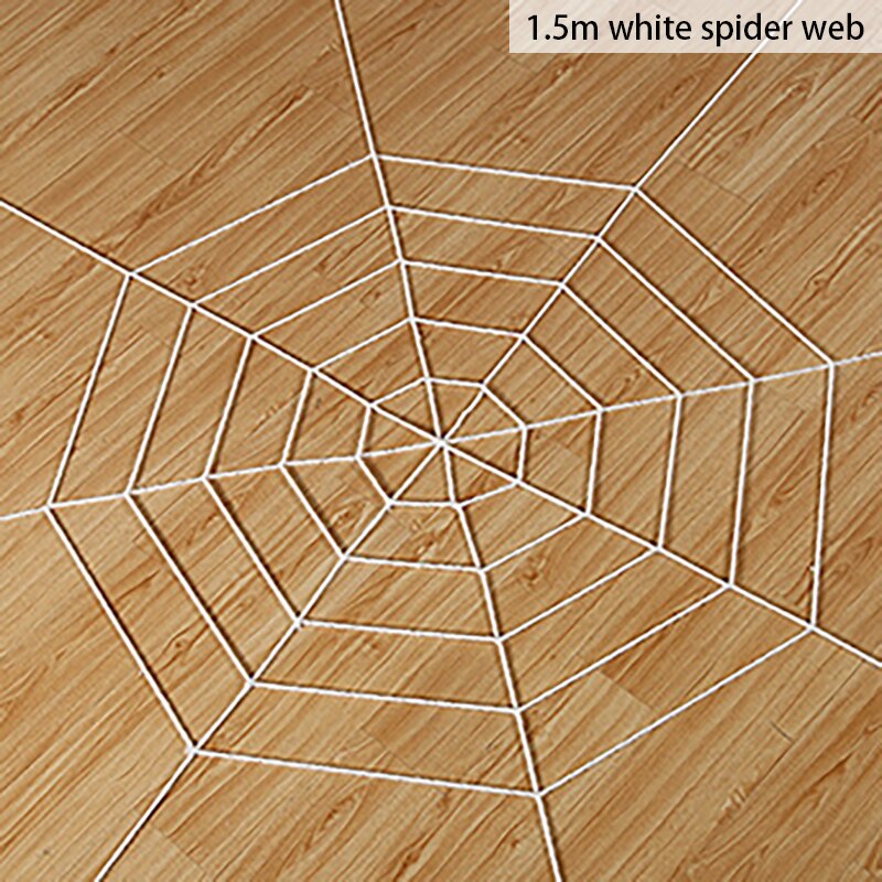 Halloween spider web decoration bar decoration extra large spider web spoof tricky toy simulation plush spider