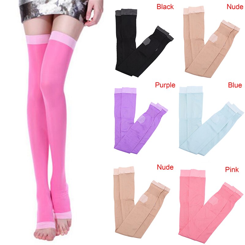 Original single 480D stretch thin calf beauty leg sleep socks compression stockings varicose veins sleep socks