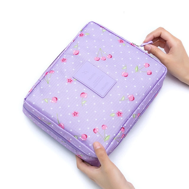 Hot Sale Multifunction travel Cosmetic Bag Women Makeup Bags Toiletries Organizer Waterproof Female Storage Make up