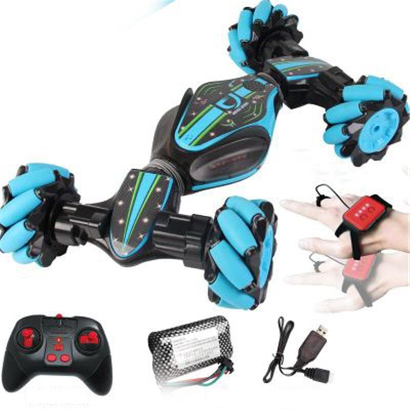 LBLA Stunt Gesture Remote Control RC Car twisting Off-Road Vehicle Drift Light Music Drift Radio Controlled Driving  Car Toys