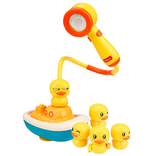 Little yellow duck baby bathing artifact toy children playing in water electric duckling girl boy baby spray shower