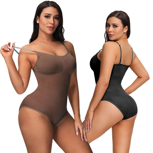 Seamless one-piece body sculpting clothes women's belly-lifting butt-lifting shaping underwear elastic slimming body corset