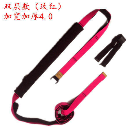 Aerial yoga rope pull stretch belt home lower waist training artifact one word horse open hip elastic stretch belt