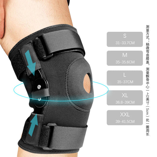 Sports knee pads, hinged knee pads, joint support and fixed protective knee pads, protective gear