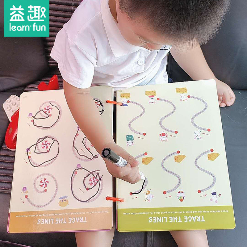 Interesting children's pen control training kindergarten fine fun enlightenment children's concentration toys early education puzzle pen