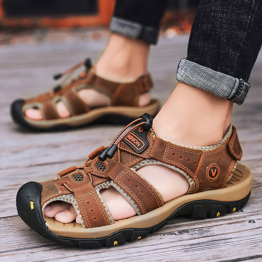 European and American trendy outdoor sports leather casual shoes