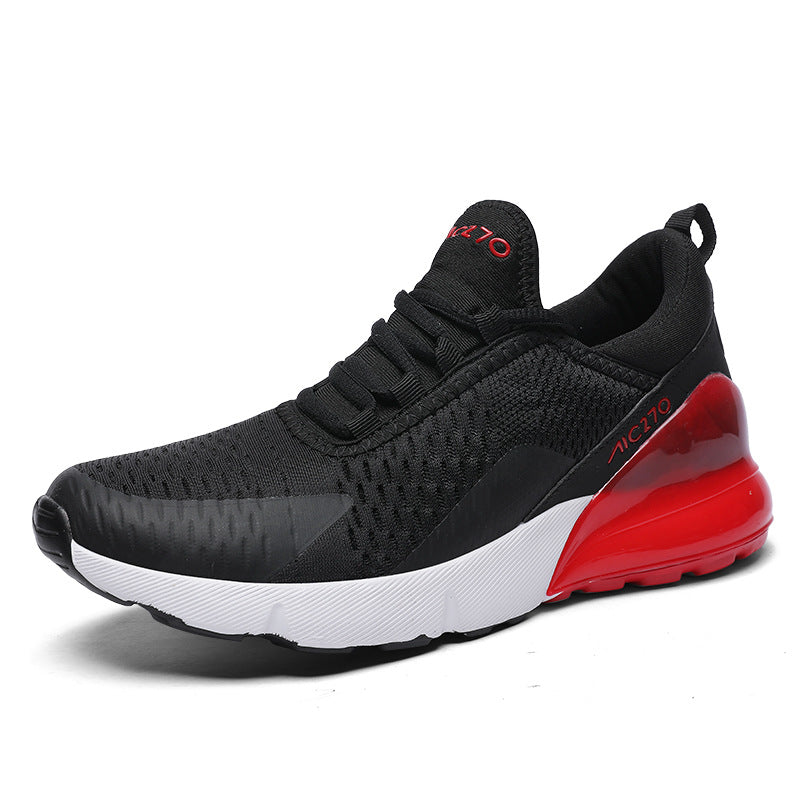 Air cushion sneakers fitness jogging breathable leisure walking tennis running shoes men's and women's running shoes