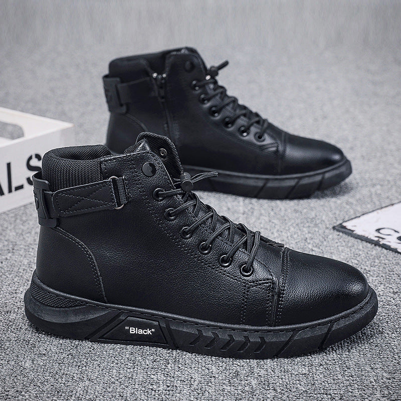 British style high-top Martin boots casual trend men's leather boots