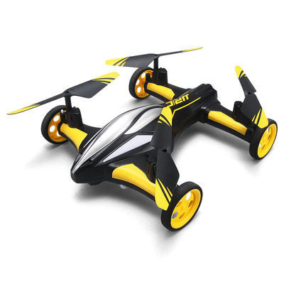 Land and air two-in-one remote control aircraft car children boy toy car charging drone helicopter aerial model