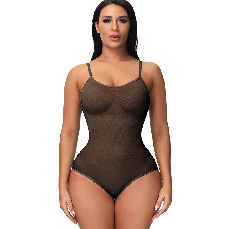 Seamless one-piece body sculpting clothes women's belly-lifting butt-lifting shaping underwear elastic slimming body corset