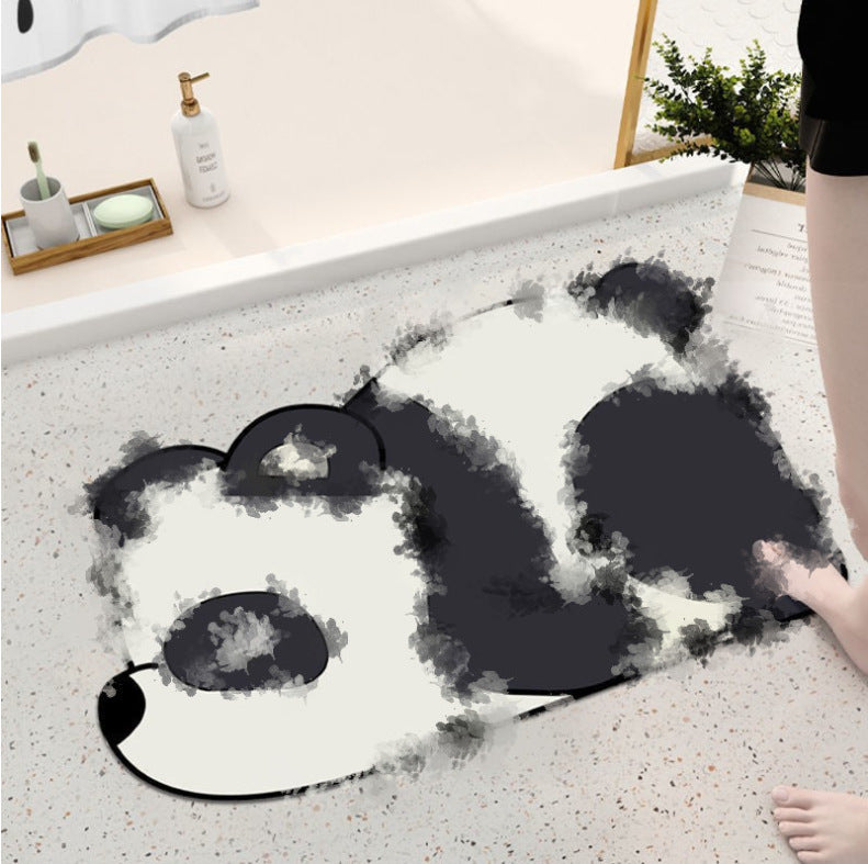 Diatom mud mats absorbent non-slip mats household door quick-drying mats toilet bathroom bathroom shower room mat