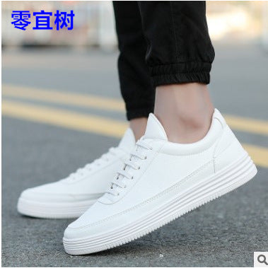 sports shoes leather white shoes