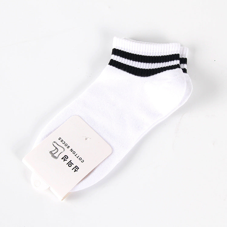 Striped socks socks casual simple all-match socks