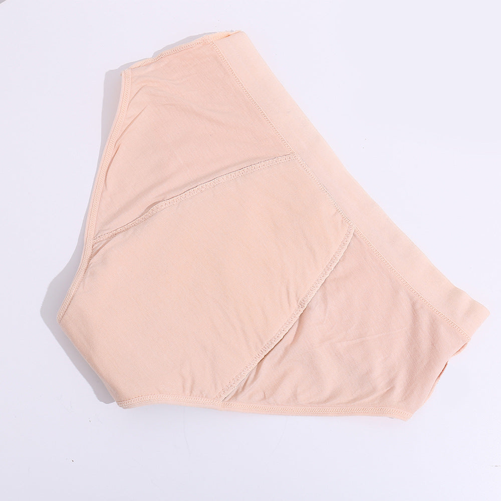 Women's Physiological Underwear Large Size Four Layers of Bamboo Fiber Anti-side Leakage Underwear Before and After Menstruation