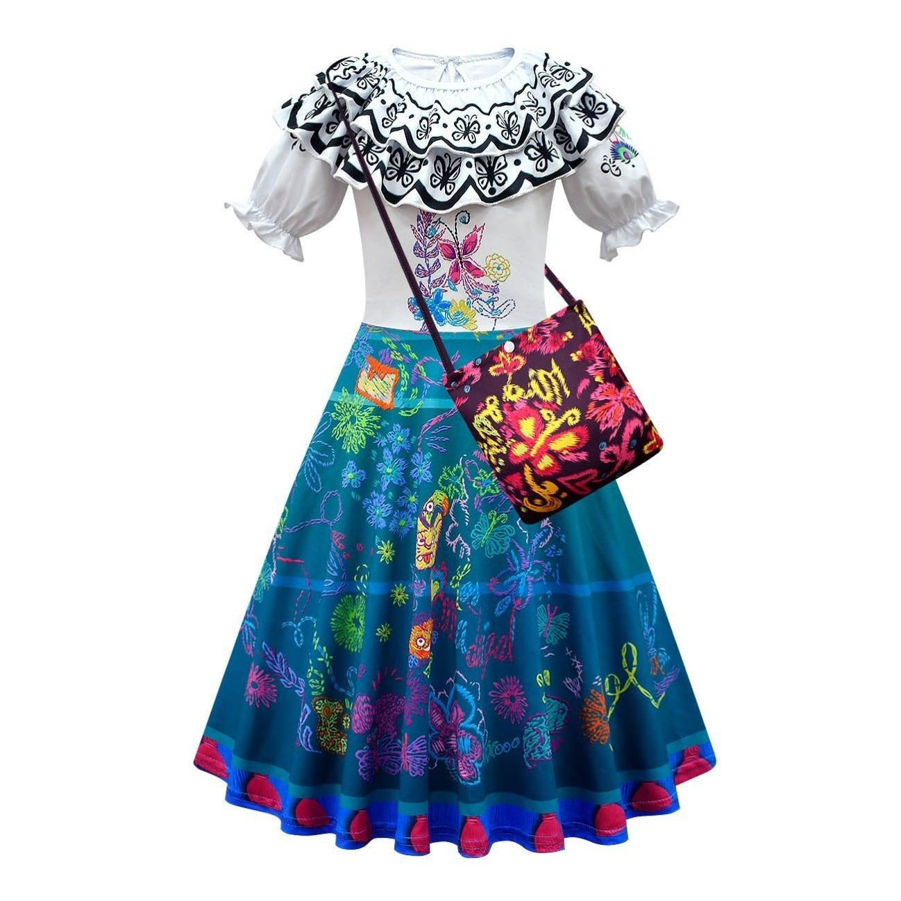 Magic full house series girls dress princess dress 3D digital children's dress