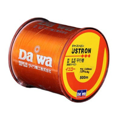 Fishing line 500 meters nylon line Japanese raw silk sea fishing wear-resistant line Yaji fishing line parallel roll black wolf fishing line