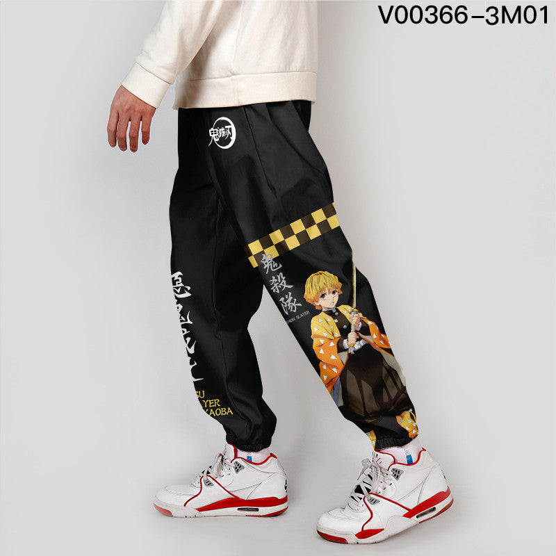 Cross-border men's clothing trend digital printing casual footwear overalls