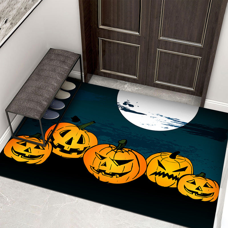 Cross-border Halloween Clown Carpet Stereo Vision Living Room Cradle Mat Holiday Gift Washable Door Mat