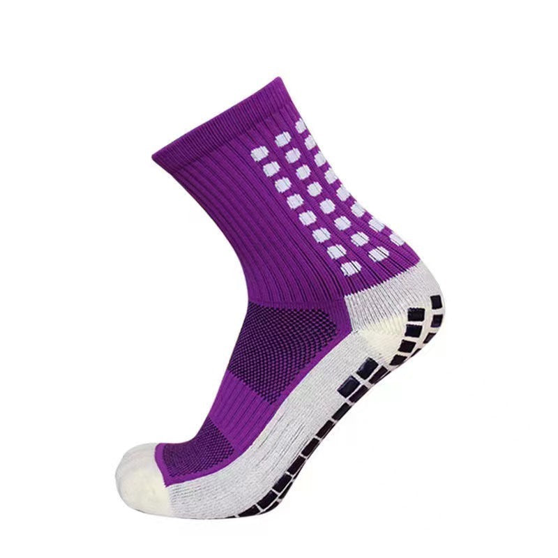 Professional basketball socks men's mid-tube silicone bottom non-slip training socks towel bottom breathable sweat-absorbing running socks football socks