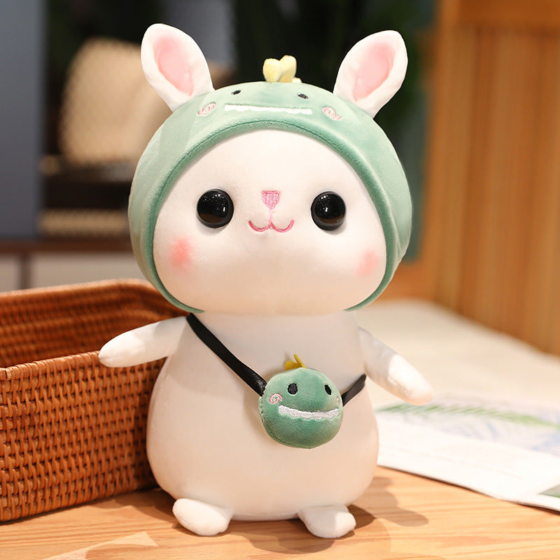 Sun bunny plush toy doll transformed into rabbit doll children's gift cute creative rabbit