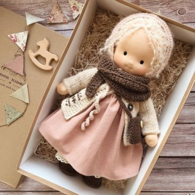 waldorfdoll cotton waldorf doll doll artist handmade christmas thumb