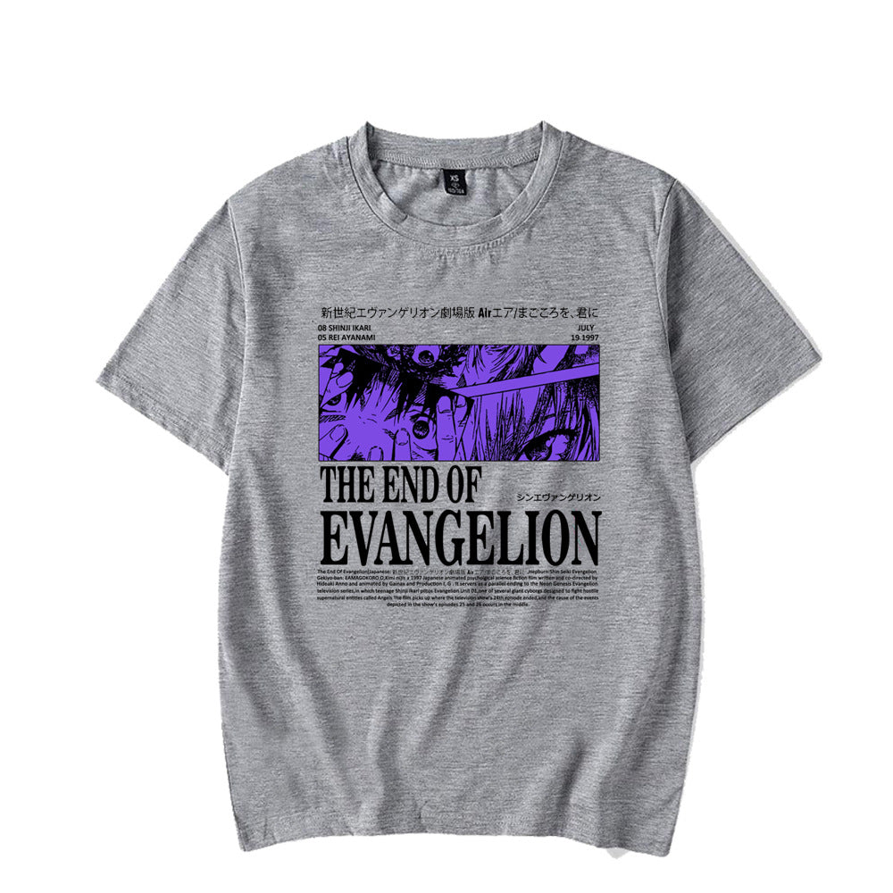 Evangelion Ayanami zero short-sleeved top men's and women's T-shirt