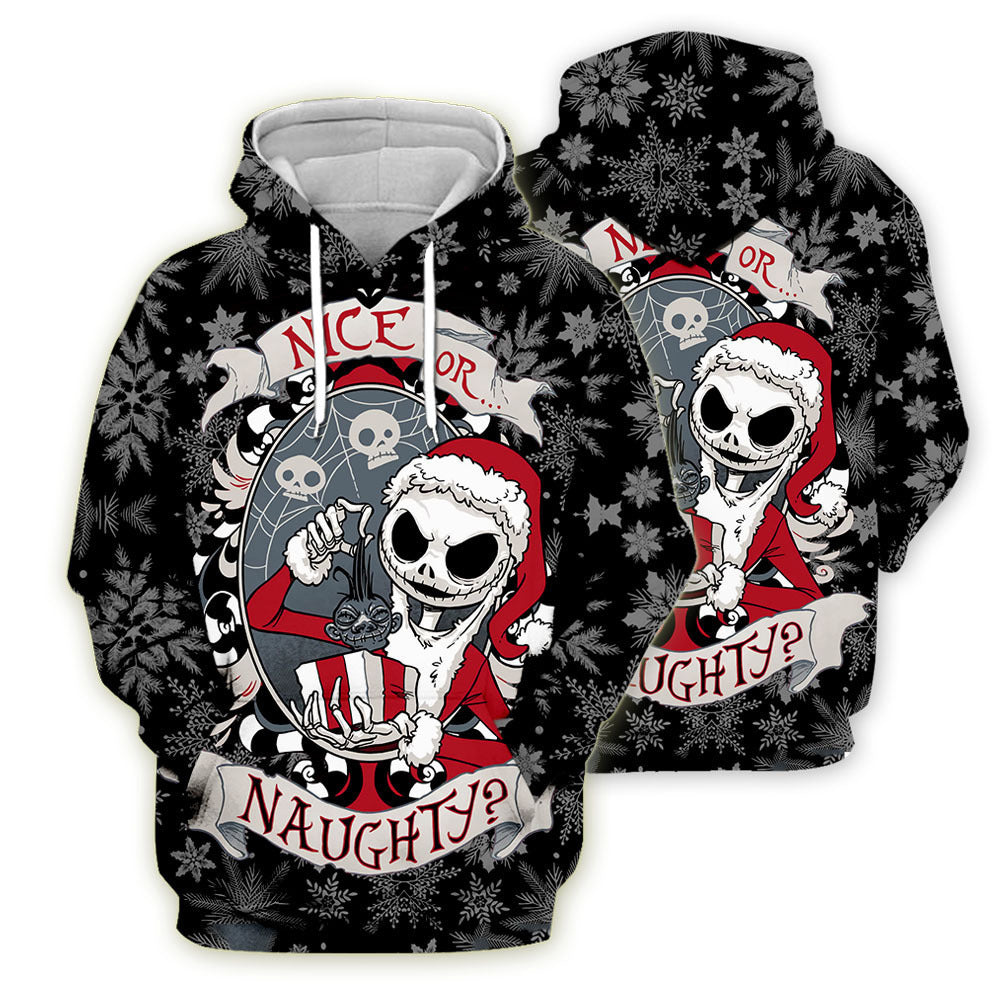 Halloween Explosion Pumpkin 3D Digital Print Clown Christmas Nightmare Series Hooded Sweater