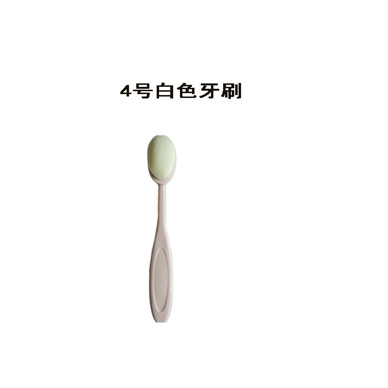 Jincheng stock 4 multicolor toothbrush makeup brush foundation makeup brush portable flexible makeup brush