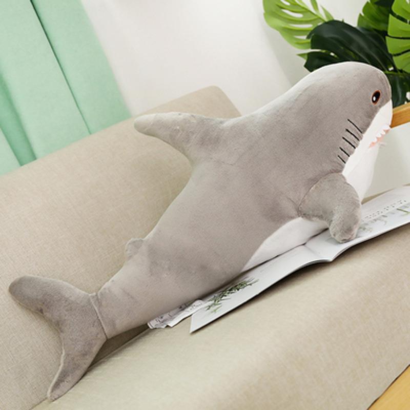 Ah Woo Shark Pillow Plush Toy Shark Doll Doll Sleeping Doll Sofa Cushion